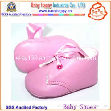 White Leather Casual Baby Shoes